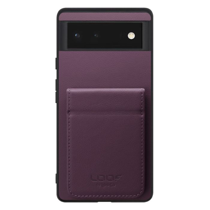[ LOOF BASIC-SHELL SLIM CARD 2カード ] Google Pixel 6 googlepixel6 pixel6 ピクセル6 ケース 背面 カード収納 カード入れ カードポケット カバー スマホケース 薄型 大容量 本革 [ Google Pixel 6 ]