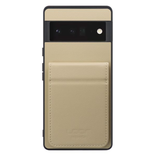 [ LOOF BASIC-SHELL SLIM CARD 2カード ] Google Pixel 6 Pro Googlepixel6pro 6pro プロ ピクセル6pro ケース 背面 カード収納 カード入れ カードポケット カバー スマホケース 薄型 大容量 本革 [ Google Pixel 6 Pro ]