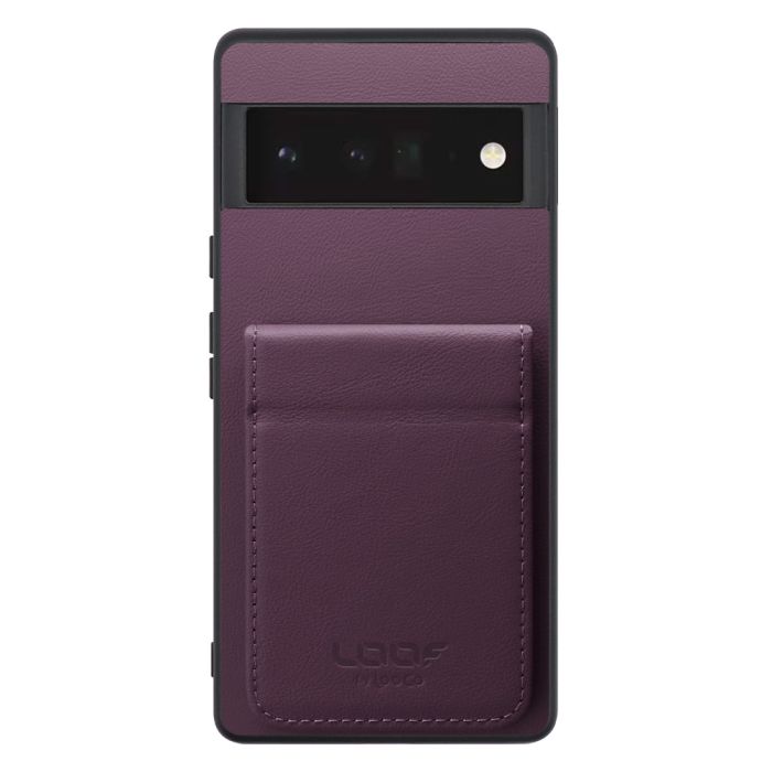 [ LOOF BASIC-SHELL SLIM CARD 2カード ] Google Pixel 6 Pro Googlepixel6pro 6pro プロ ピクセル6pro ケース 背面 カード収納 カード入れ カードポケット カバー スマホケース 薄型 大容量 本革 [ Google Pixel 6 Pro ]