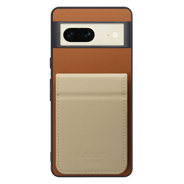 [ LOOF BASIC-SHELL SLIM CARD 2カード ] Google pixel 7 googlepixel7 pixel7 ピクセル7 ケース 背面 カード収納 カード入れ カードポケット カバー スマホケース 薄型 大容量 本革 [ Google Pixel 7 ]