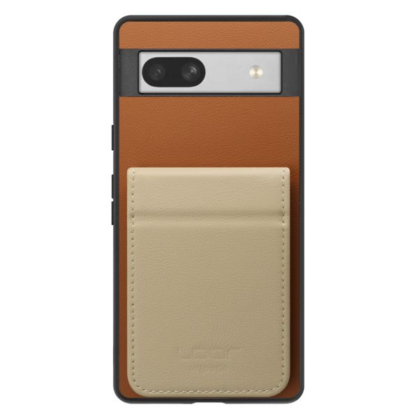 [ LOOF BASIC-SHELL SLIM CARD 2カード ] Google Pixel 7a googlepixel7a pixel7a ケース 背面 カード収納 カード入れ カードポケット カバー スマホケース 薄型 大容量 本革 [ Google Pixel 7a ]