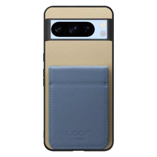 [ LOOF BASIC-SHELL SLIM CARD 2カード ] Google pixel 8 Pro googlepixel8pro Pixel8 8Pro プロ ピクセル8Pro ケース 背面 カード収納 カード入れ カードポケット カバー スマホケース 薄型 大容量 本革 [ Google Pixel 8 Pro ]