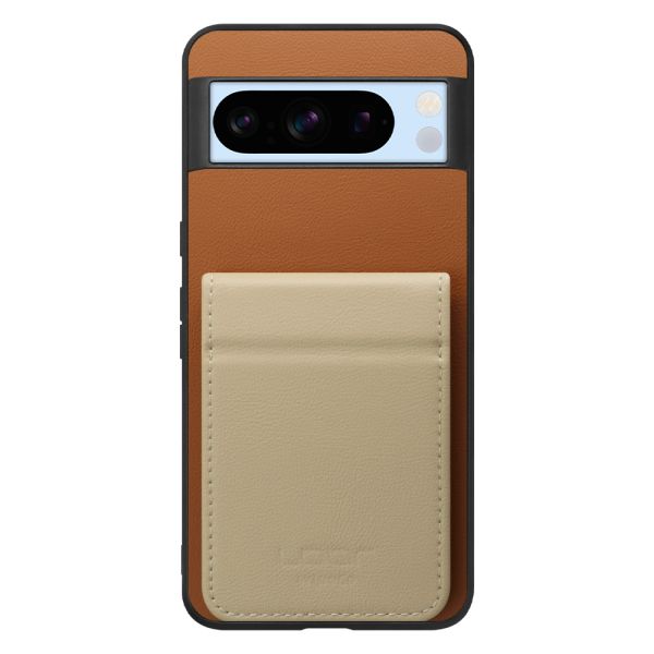 [ LOOF BASIC-SHELL SLIM CARD 2カード ] Google pixel 8 Pro googlepixel8pro Pixel8 8Pro プロ ピクセル8Pro ケース 背面 カード収納 カード入れ カードポケット カバー スマホケース 薄型 大容量 本革 [ Google Pixel 8 Pro ]