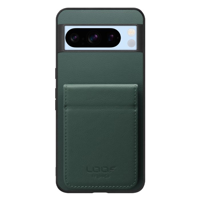 [ LOOF BASIC-SHELL SLIM CARD 2カード ] Google pixel 8 Pro googlepixel8pro Pixel8 8Pro プロ ピクセル8Pro ケース 背面 カード収納 カード入れ カードポケット カバー スマホケース 薄型 大容量 本革 [ Google Pixel 8 Pro ]