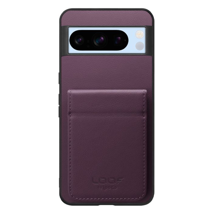 [ LOOF BASIC-SHELL SLIM CARD 2カード ] Google pixel 8 Pro googlepixel8pro Pixel8 8Pro プロ ピクセル8Pro ケース 背面 カード収納 カード入れ カードポケット カバー スマホケース 薄型 大容量 本革 [ Google Pixel 8 Pro ]