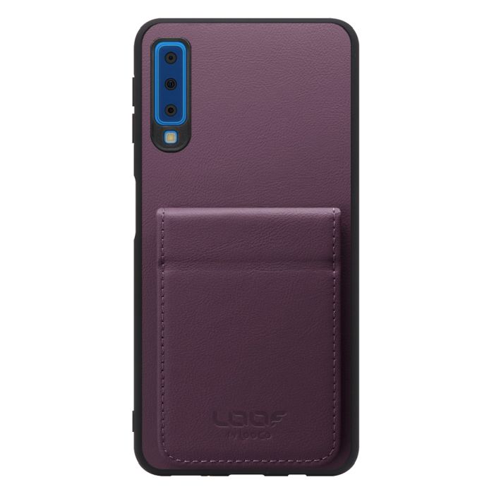 [ LOOF FOLD ] Galaxy A7 SM-A750C galaxya7 ケース 背面 カード収納 カード入れ カードポケット カバー スマホケース 薄型 大容量 本革 [ Galaxy A7 ]