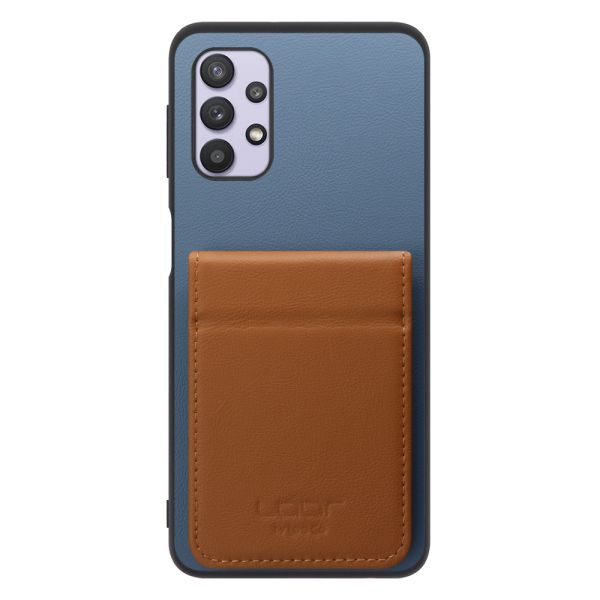 [ LOOF BASIC-SHELL SLIM CARD 2カード ] Galaxy A32 5G SCG08 a325g ケース 背面 カード収納 カード入れ カードポケット カバー スマホケース 薄型 大容量 本革 [ Galaxy A32 5G ]