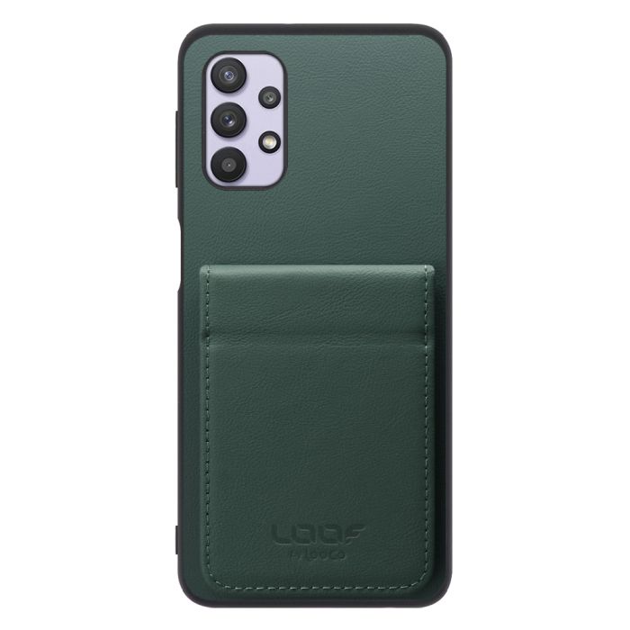 [ LOOF FOLD ] Galaxy A32 5G SCG08 a325g ケース 背面 カード収納 カード入れ カードポケット カバー スマホケース 薄型 大容量 本革 [ Galaxy A32 5G ]