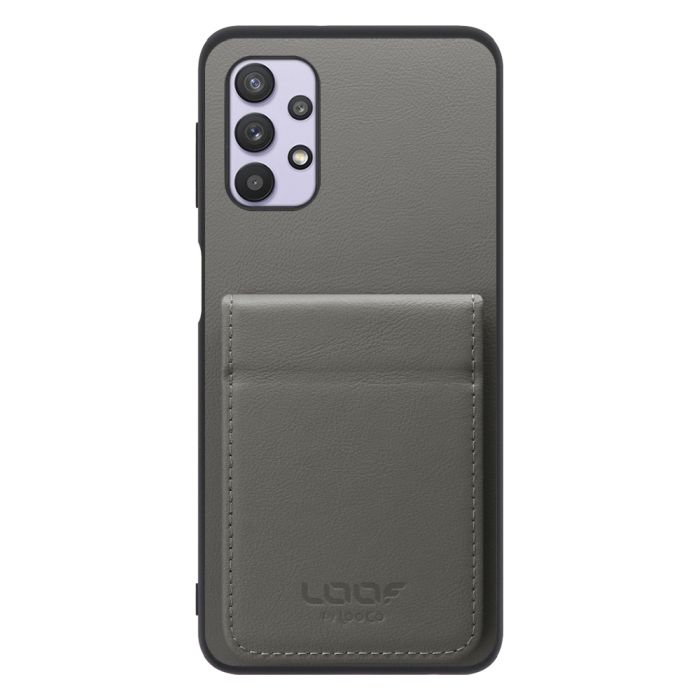 [ LOOF FOLD ] Galaxy A32 5G SCG08 a325g ケース 背面 カード収納 カード入れ カードポケット カバー スマホケース 薄型 大容量 本革 [ Galaxy A32 5G ]