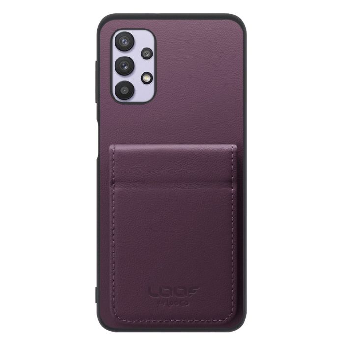 [ LOOF FOLD ] Galaxy A32 5G SCG08 a325g ケース 背面 カード収納 カード入れ カードポケット カバー スマホケース 薄型 大容量 本革 [ Galaxy A32 5G ]