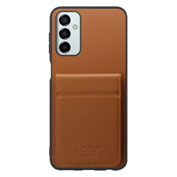 [ LOOF BASIC-SHELL SLIM CARD 2カード ] Galaxy M23 5G m235g ケース 背面 カード収納 カード入れ カードポケット カバー スマホケース 薄型 大容量 本革 [ Galaxy M23 5G ]