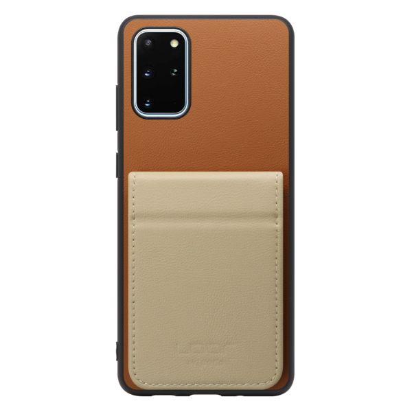 [ LOOF BASIC-SHELL SLIM CARD 2カード ] Galaxy S20+ 5G SC-52A / SCG02 s20plus S20 plus s20プラス s20+5g s20plus5g ケース 背面 カード収納 カード入れ カードポケット カバー スマホケース 薄型 大容量 本革 [ Galaxy S20+ 5G ]
