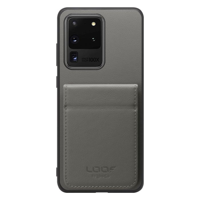 [ LOOF FOLD ] Galaxy S20 Ultra s20ultra ケース 背面 カード収納 カード入れ カードポケット カバー スマホケース 薄型 大容量 本革 [ Galaxy S20 Ultra 5G ]