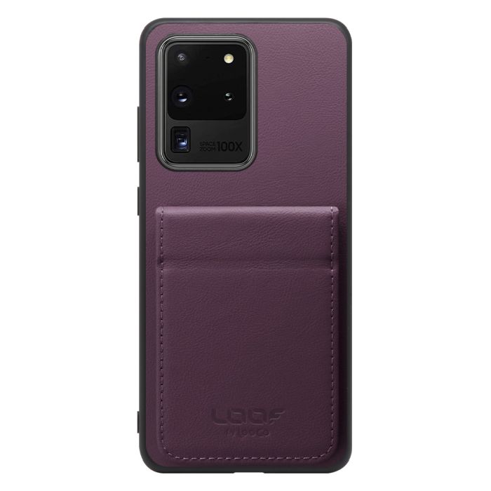 [ LOOF FOLD ] Galaxy S20 Ultra s20ultra ケース 背面 カード収納 カード入れ カードポケット カバー スマホケース 薄型 大容量 本革 [ Galaxy S20 Ultra 5G ]