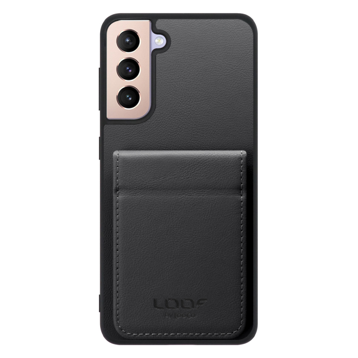[ LOOF BASIC-SHELL SLIM CARD 2カード ] Galaxy S21+ 5G SCG10 s21plus s21 plus s21plus5g s21+5g ケース 背面 カード収納 カード入れ カードポケット カバー スマホケース 薄型 大容量 本革 [ Galaxy S21+ 5G ]