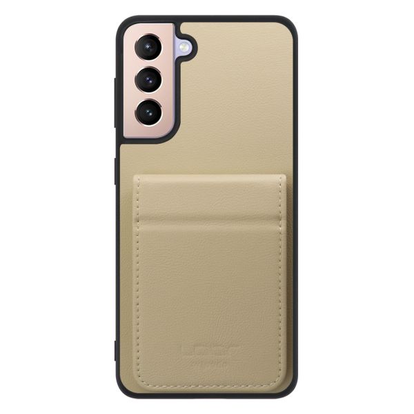 [ LOOF BASIC-SHELL SLIM CARD 2カード ] Galaxy S21+ 5G SCG10 s21plus s21 plus s21plus5g s21+5g ケース 背面 カード収納 カード入れ カードポケット カバー スマホケース 薄型 大容量 本革 [ Galaxy S21+ 5G ]