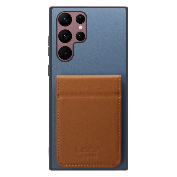 [ LOOF BASIC-SHELL SLIM CARD 2カード ] Galaxy S22 Ultra SC-52C / SCG14 s22ultra ケース 背面 カード収納 カード入れ カードポケット カバー スマホケース 薄型 大容量 本革 [ Galaxy S22 Ultra ]