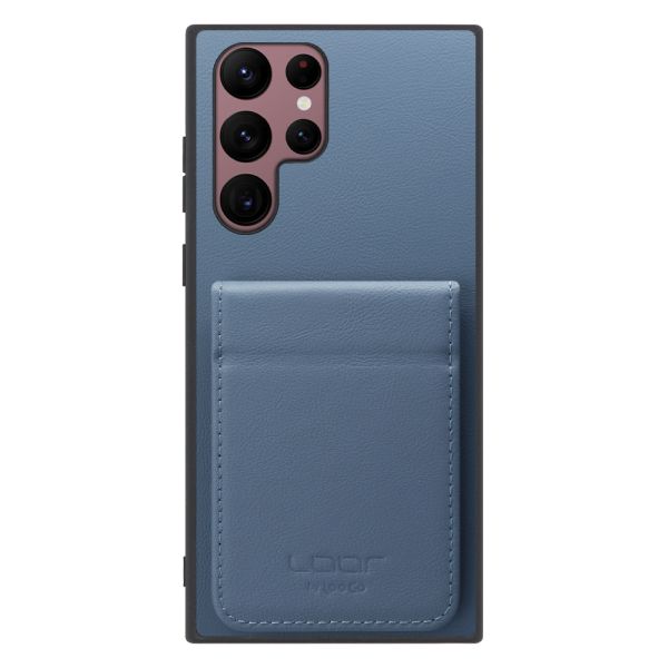 [ LOOF BASIC-SHELL SLIM CARD 2カード ] Galaxy S22 Ultra SC-52C / SCG14 s22ultra ケース 背面 カード収納 カード入れ カードポケット カバー スマホケース 薄型 大容量 本革 [ Galaxy S22 Ultra ]