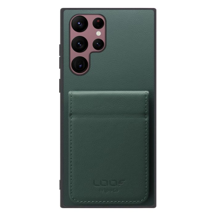 [ LOOF FOLD ] Galaxy S22 Ultra SC-52C / SCG14 s22ultra ケース 背面 カード収納 カード入れ カードポケット カバー スマホケース 薄型 大容量 本革 [ Galaxy S22 Ultra ]