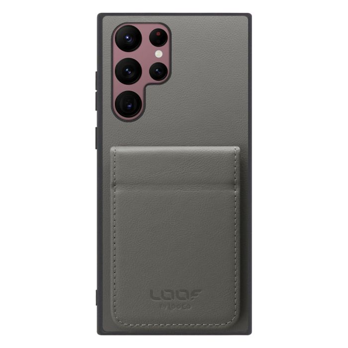 [ LOOF FOLD ] Galaxy S22 Ultra SC-52C / SCG14 s22ultra ケース 背面 カード収納 カード入れ カードポケット カバー スマホケース 薄型 大容量 本革 [ Galaxy S22 Ultra ]
