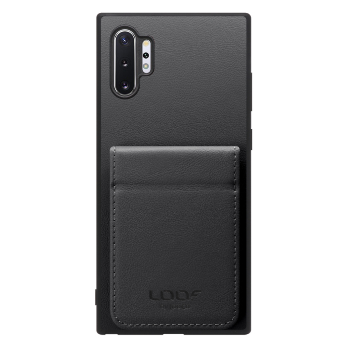 [ LOOF BASIC-SHELL SLIM CARD 2カード ] Galaxy Note10+ SC-01M / SCV45 note10+ note10plus note10 plus ケース 背面 カード収納 カード入れ カードポケット カバー スマホケース 薄型 大容量 本革 [ Galaxy Note10+ ]