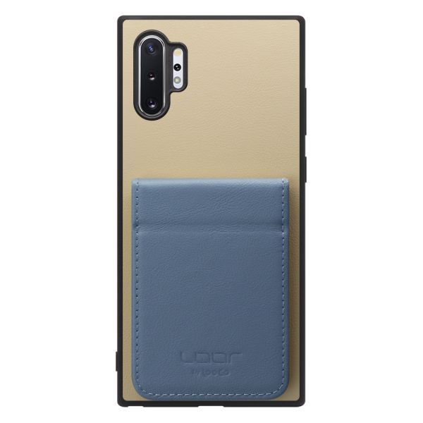 [ LOOF BASIC-SHELL SLIM CARD 2カード ] Galaxy Note10+ SC-01M / SCV45 note10+ note10plus note10 plus ケース 背面 カード収納 カード入れ カードポケット カバー スマホケース 薄型 大容量 本革 [ Galaxy Note10+ ]