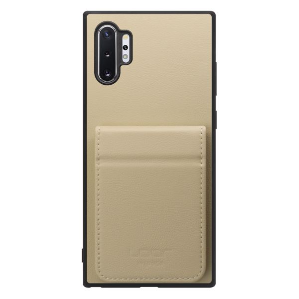 [ LOOF BASIC-SHELL SLIM CARD 2カード ] Galaxy Note10+ SC-01M / SCV45 note10+ note10plus note10 plus ケース 背面 カード収納 カード入れ カードポケット カバー スマホケース 薄型 大容量 本革 [ Galaxy Note10+ ]