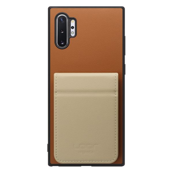 [ LOOF BASIC-SHELL SLIM CARD 2カード ] Galaxy Note10+ SC-01M / SCV45 note10+ note10plus note10 plus ケース 背面 カード収納 カード入れ カードポケット カバー スマホケース 薄型 大容量 本革 [ Galaxy Note10+ ]