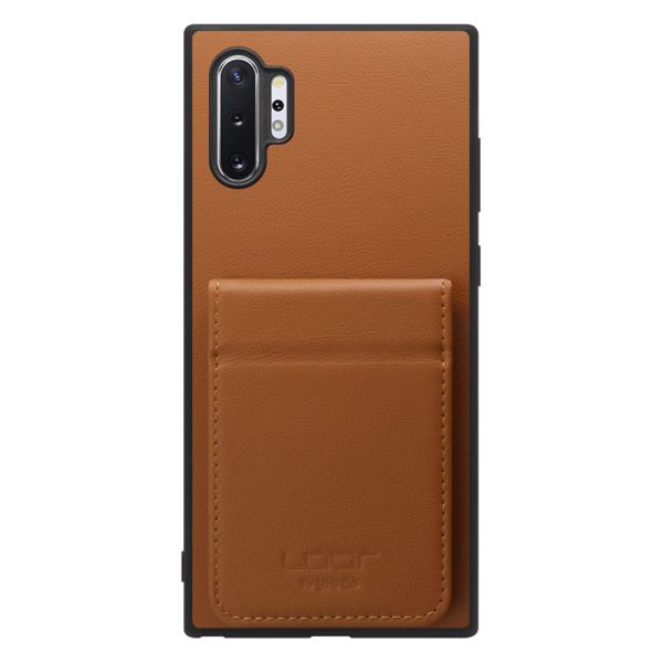 [ LOOF BASIC-SHELL SLIM CARD 2カード ] Galaxy Note10+ SC-01M / SCV45 note10+ note10plus note10 plus ケース 背面 カード収納 カード入れ カードポケット カバー スマホケース 薄型 大容量 本革 [ Galaxy Note10+ ]