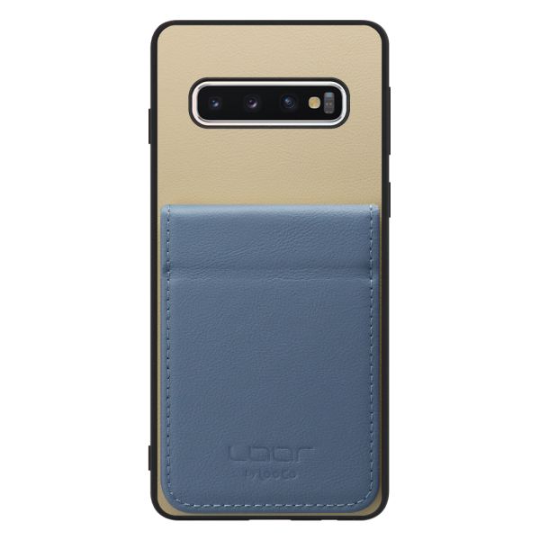 [ LOOF BASIC-SHELL SLIM CARD 2カード ] Galaxy S10 SC-03L / SCV41 galaxys10 ケース 背面 カード収納 カード入れ カードポケット カバー スマホケース 薄型 大容量 本革 [ Galaxy S10 ]