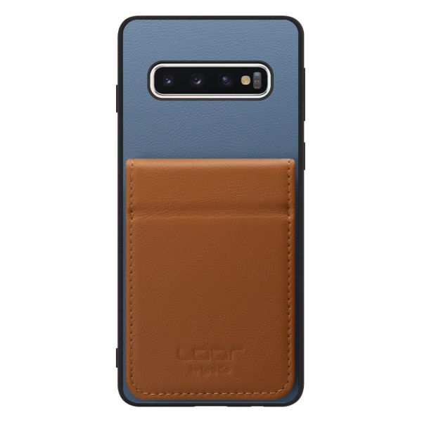 [ LOOF BASIC-SHELL SLIM CARD 2カード ] Galaxy S10 SC-03L / SCV41 galaxys10 ケース 背面 カード収納 カード入れ カードポケット カバー スマホケース 薄型 大容量 本革 [ Galaxy S10 ]