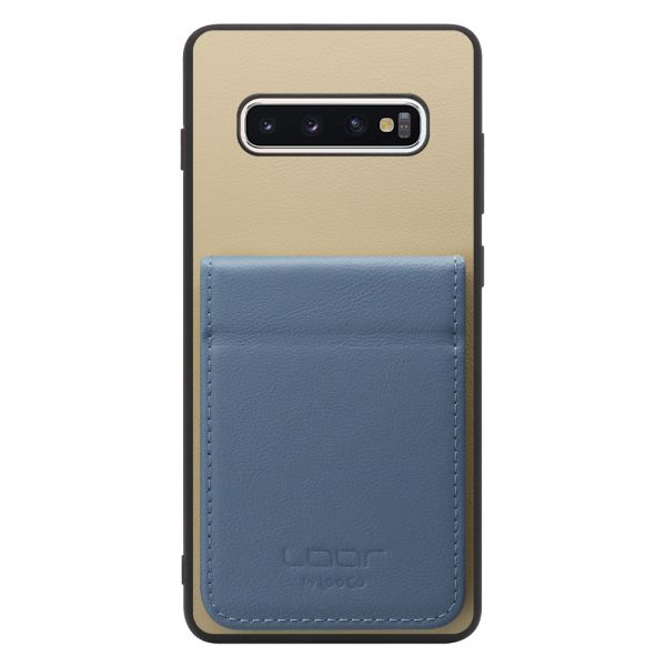 [ LOOF BASIC-SHELL SLIM CARD 2カード ] Galaxy S10+ SC-04L / SCV42 s10plus s10 plus ケース 背面 カード収納 カード入れ カードポケット カバー スマホケース 薄型 大容量 本革 [ Galaxy S10+ ]