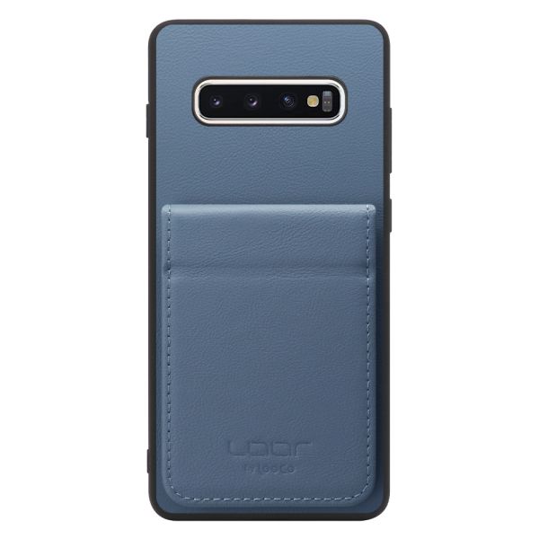 [ LOOF BASIC-SHELL SLIM CARD 2カード ] Galaxy S10+ SC-04L / SCV42 s10plus s10 plus ケース 背面 カード収納 カード入れ カードポケット カバー スマホケース 薄型 大容量 本革 [ Galaxy S10+ ]
