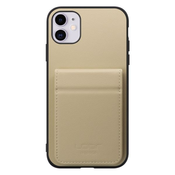 [ LOOF BASIC-SHELL SLIM CARD 2カード ] iPhone 11 iPhone11 ケース 背面 カード収納 カード入れ カードポケット カバー スマホケース 薄型 大容量 本革 [ iPhone 11 ]