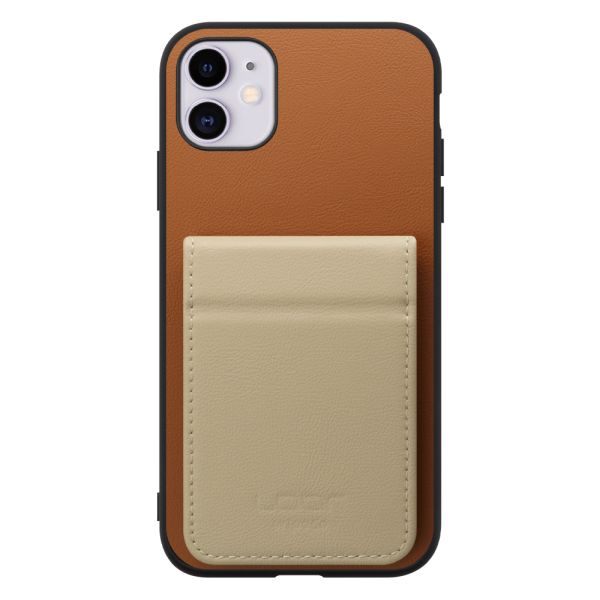 [ LOOF BASIC-SHELL SLIM CARD 2カード ] iPhone 11 iPhone11 ケース 背面 カード収納 カード入れ カードポケット カバー スマホケース 薄型 大容量 本革 [ iPhone 11 ]