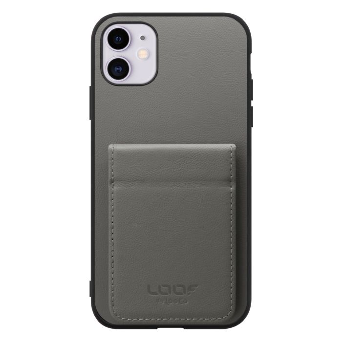 [ LOOF BASIC-SHELL SLIM CARD 2カード ] iPhone 11 iPhone11 ケース 背面 カード収納 カード入れ カードポケット カバー スマホケース 薄型 大容量 本革 [ iPhone 11 ]