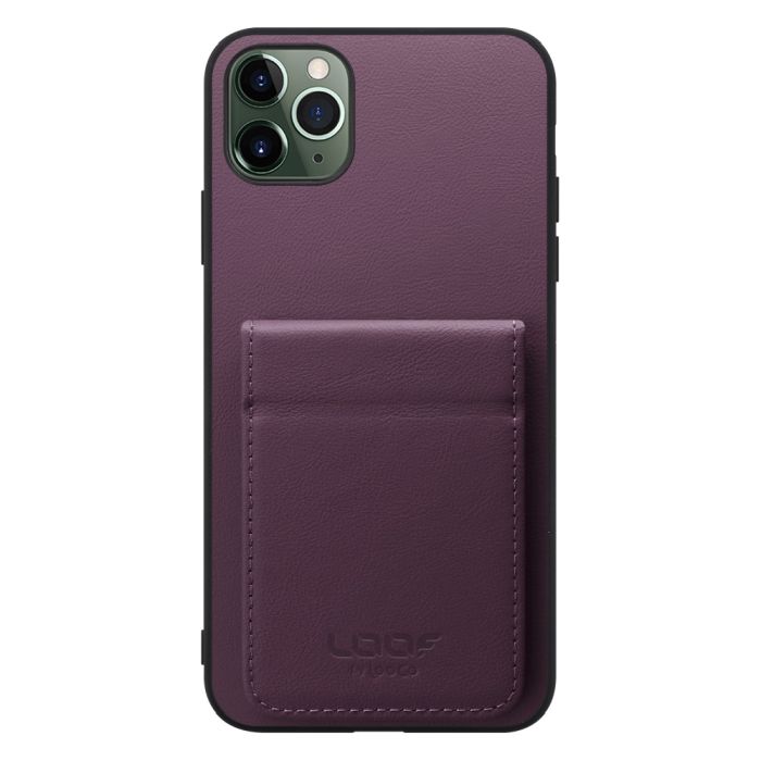 [ LOOF BASIC-SHELL SLIM CARD 2カード ] iPhone 11 Pro Max iPhone11promax 11promax 11 promax ケース 背面 カード収納 カード入れ カードポケット カバー スマホケース 薄型 大容量 本革 [ iPhone 11 Pro Max ]
