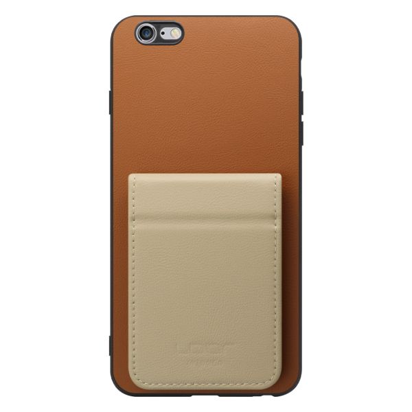 [ LOOF BASIC-SHELL SLIM CARD 2カード ] iPhone 6 Plus / 6s Plus iphone6plus iphone6splus 6plus 6splus ケース 背面 カード収納 カード入れ カードポケット カバー スマホケース 薄型 大容量 本革 [ iPhone 6 Plus / 6s Plus ]