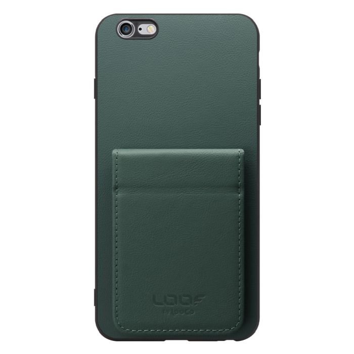 [ LOOF BASIC-SHELL SLIM CARD 2カード ] iPhone 6 Plus / 6s Plus iphone6plus iphone6splus 6plus 6splus ケース 背面 カード収納 カード入れ カードポケット カバー スマホケース 薄型 大容量 本革 [ iPhone 6 Plus / 6s Plus ]
