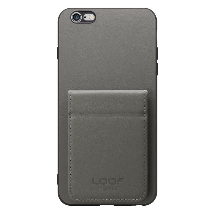 [ LOOF BASIC-SHELL SLIM CARD 2カード ] iPhone 6 Plus / 6s Plus iphone6plus iphone6splus 6plus 6splus ケース 背面 カード収納 カード入れ カードポケット カバー スマホケース 薄型 大容量 本革 [ iPhone 6 Plus / 6s Plus ]