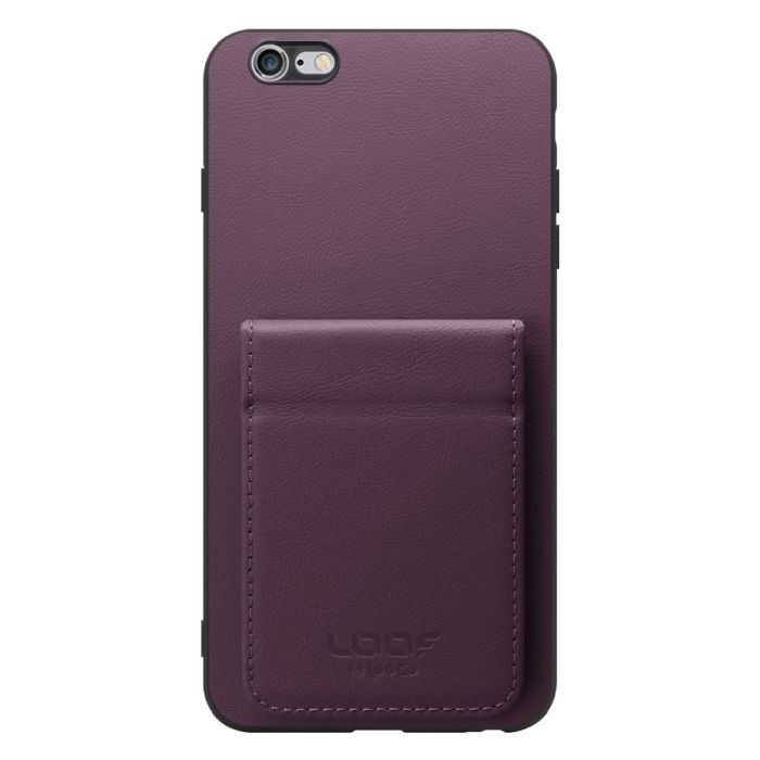 [ LOOF BASIC-SHELL SLIM CARD 2カード ] iPhone 6 Plus / 6s Plus iphone6plus iphone6splus 6plus 6splus ケース 背面 カード収納 カード入れ カードポケット カバー スマホケース 薄型 大容量 本革 [ iPhone 6 Plus / 6s Plus ]