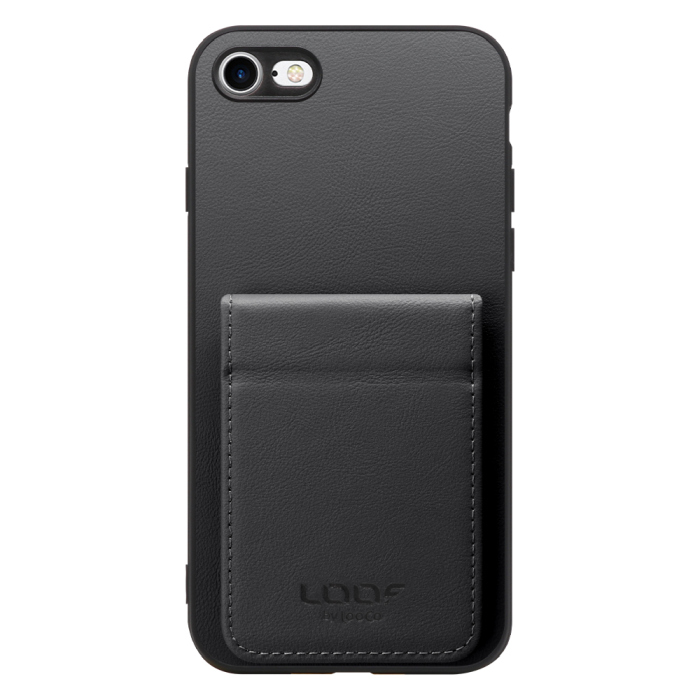 [ LOOF BASIC-SHELL SLIM CARD 2カード ] iPhone 7 / 8 / SE (第2/3世代) iphone7 iphone8 iphonese se2 se3 ケース 背面 カード収納 カード入れ カードポケット カバー スマホケース 薄型 大容量 本革 [ iPhone 7 / 8 / SE (第2/3世代) ]