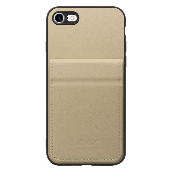 [ LOOF BASIC-SHELL SLIM CARD 2カード ] iPhone 7 / 8 / SE (第2/3世代) iphone7 iphone8 iphonese se2 se3 ケース 背面 カード収納 カード入れ カードポケット カバー スマホケース 薄型 大容量 本革 [ iPhone 7 / 8 / SE (第2/3世代) ]