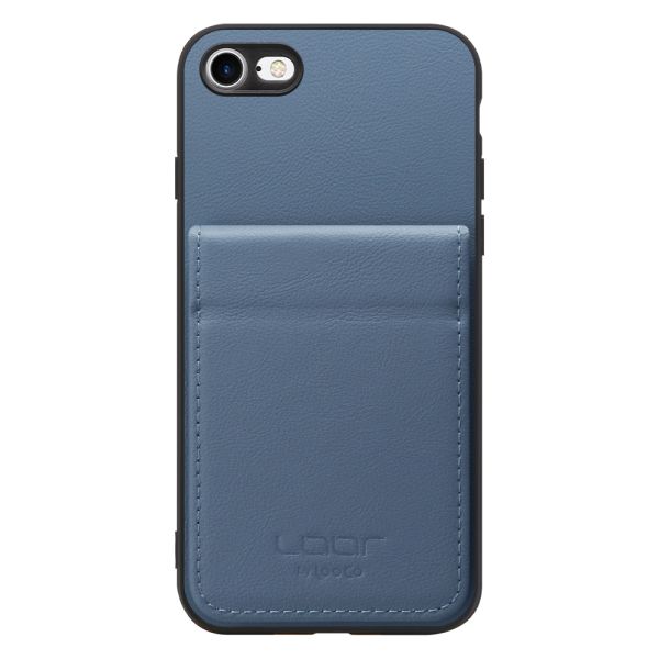 [ LOOF BASIC-SHELL SLIM CARD 2カード ] iPhone 7 / 8 / SE (第2/3世代) iphone7 iphone8 iphonese se2 se3 ケース 背面 カード収納 カード入れ カードポケット カバー スマホケース 薄型 大容量 本革 [ iPhone 7 / 8 / SE (第2/3世代) ]