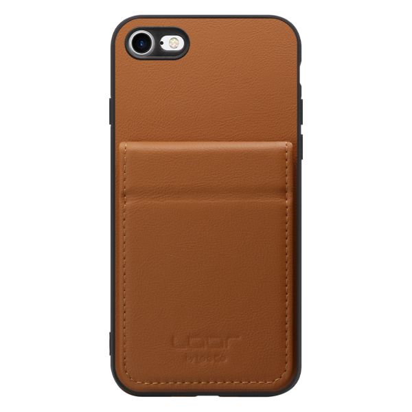[ LOOF BASIC-SHELL SLIM CARD 2カード ] iPhone 7 / 8 / SE (第2/3世代) iphone7 iphone8 iphonese se2 se3 ケース 背面 カード収納 カード入れ カードポケット カバー スマホケース 薄型 大容量 本革 [ iPhone 7 / 8 / SE (第2/3世代) ]