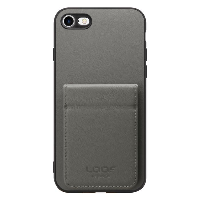 [ LOOF BASIC-SHELL SLIM CARD 2カード ] iPhone 7 / 8 / SE (第2/3世代) iphone7 iphone8 iphonese se2 se3 ケース 背面 カード収納 カード入れ カードポケット カバー スマホケース 薄型 大容量 本革 [ iPhone 7 / 8 / SE (第2/3世代) ]