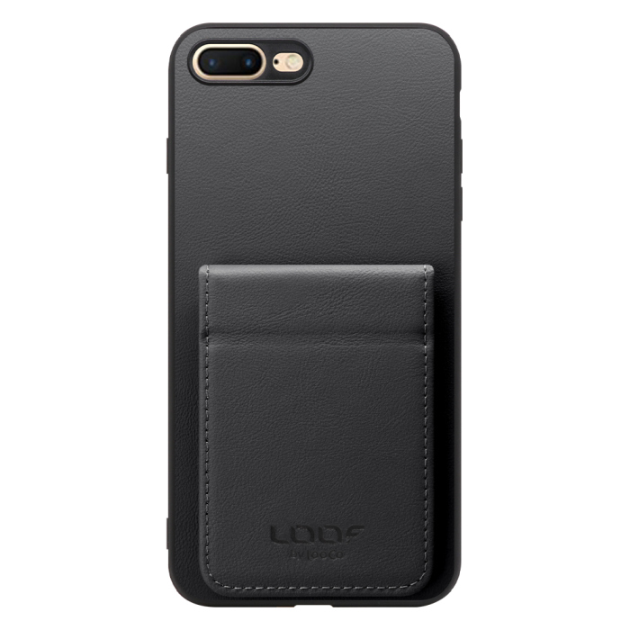 [ LOOF BASIC-SHELL SLIM CARD 2カード ] iPhone 7 Plus / 8 Plus iphone7plus iphone8plus 7plus 8plus ケース 背面 カード収納 カード入れ カードポケット カバー スマホケース 薄型 大容量 本革 [ iPhone 7 Plus / 8 Plus ]