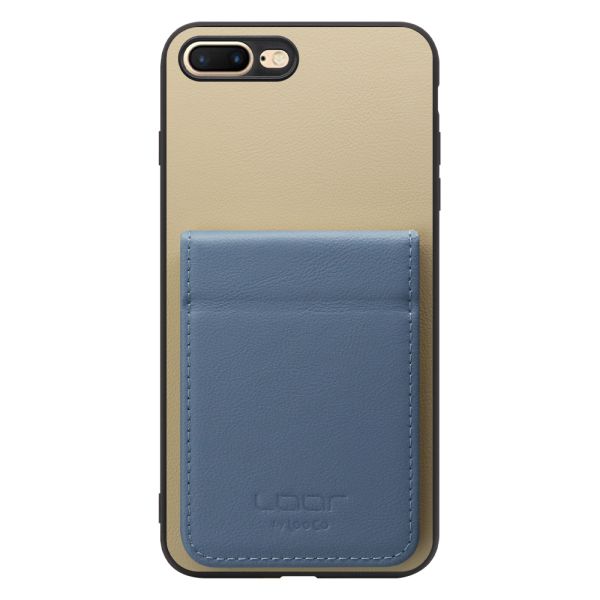 [ LOOF BASIC-SHELL SLIM CARD 2カード ] iPhone 7 Plus / 8 Plus iphone7plus iphone8plus 7plus 8plus ケース 背面 カード収納 カード入れ カードポケット カバー スマホケース 薄型 大容量 本革 [ iPhone 7 Plus / 8 Plus ]