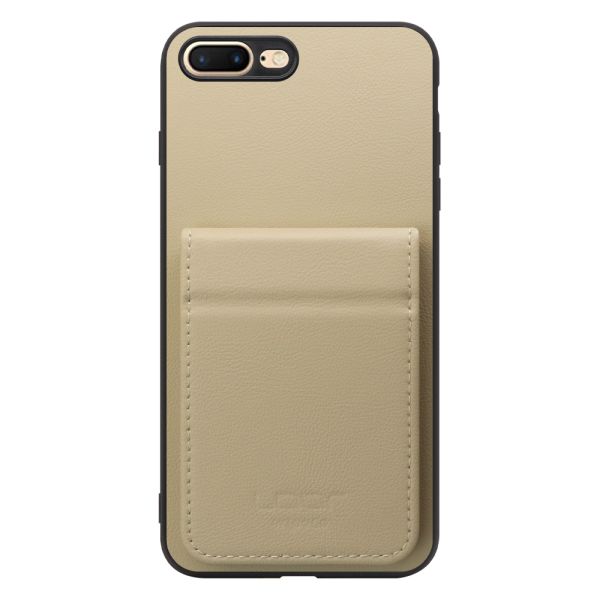 [ LOOF BASIC-SHELL SLIM CARD 2カード ] iPhone 7 Plus / 8 Plus iphone7plus iphone8plus 7plus 8plus ケース 背面 カード収納 カード入れ カードポケット カバー スマホケース 薄型 大容量 本革 [ iPhone 7 Plus / 8 Plus ]