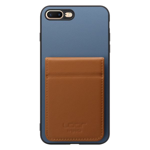 [ LOOF BASIC-SHELL SLIM CARD 2カード ] iPhone 7 Plus / 8 Plus iphone7plus iphone8plus 7plus 8plus ケース 背面 カード収納 カード入れ カードポケット カバー スマホケース 薄型 大容量 本革 [ iPhone 7 Plus / 8 Plus ]